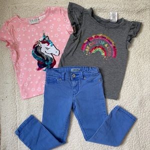 Size 6 little girl outfit bundle
